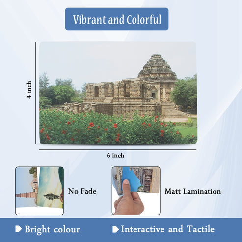 Monuments of India FlashCard for Kids Toddlers, Pre School, Early Learning