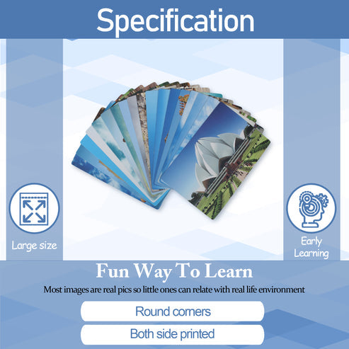 Monuments of India FlashCard for Kids Toddlers, Pre School, Early Learning