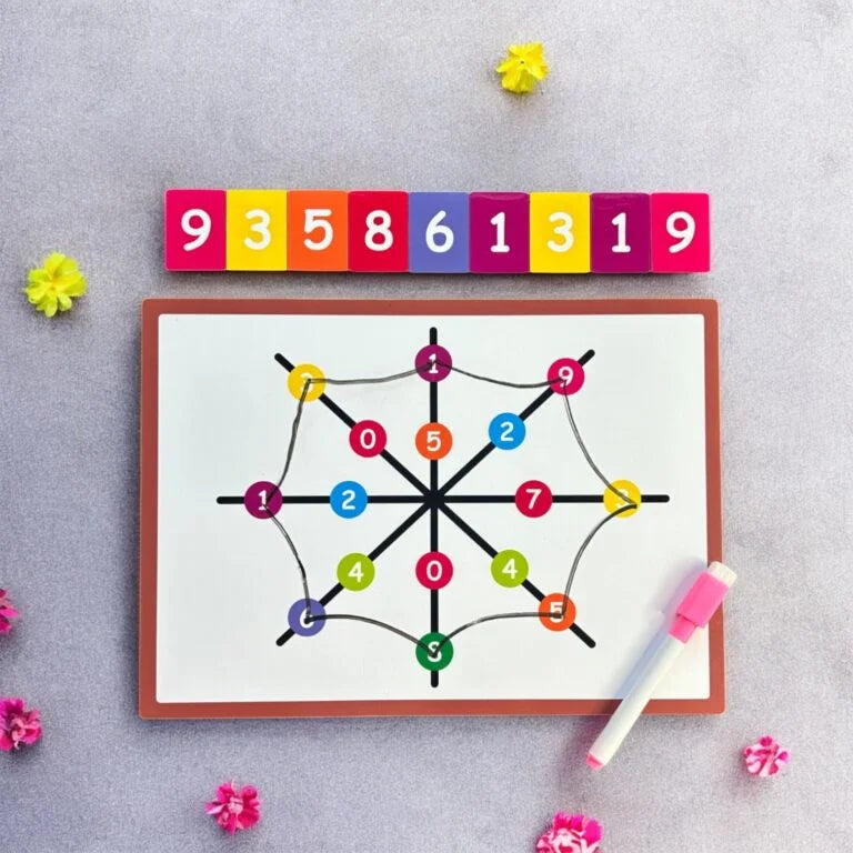 Circular Brain Booster Game – Wipe and Clean Board