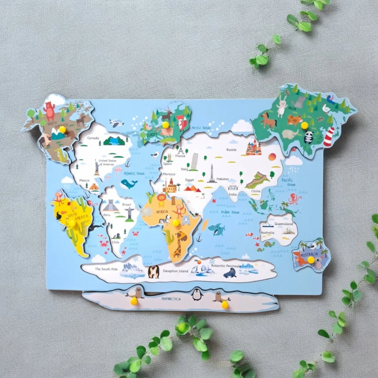 Continent Puzzle