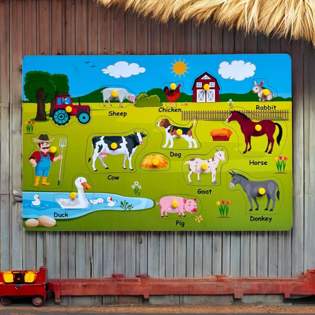 Farm Peg Puzzle