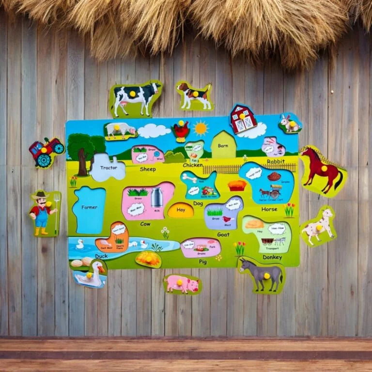 Farm Peg Puzzle