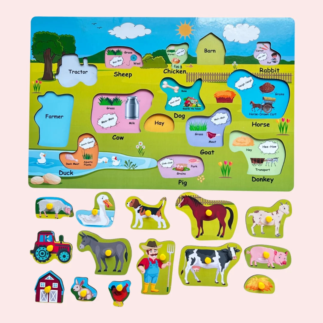 Farm Peg Puzzle