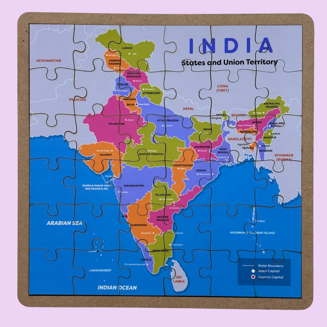 India Map Jigsaw Puzzle