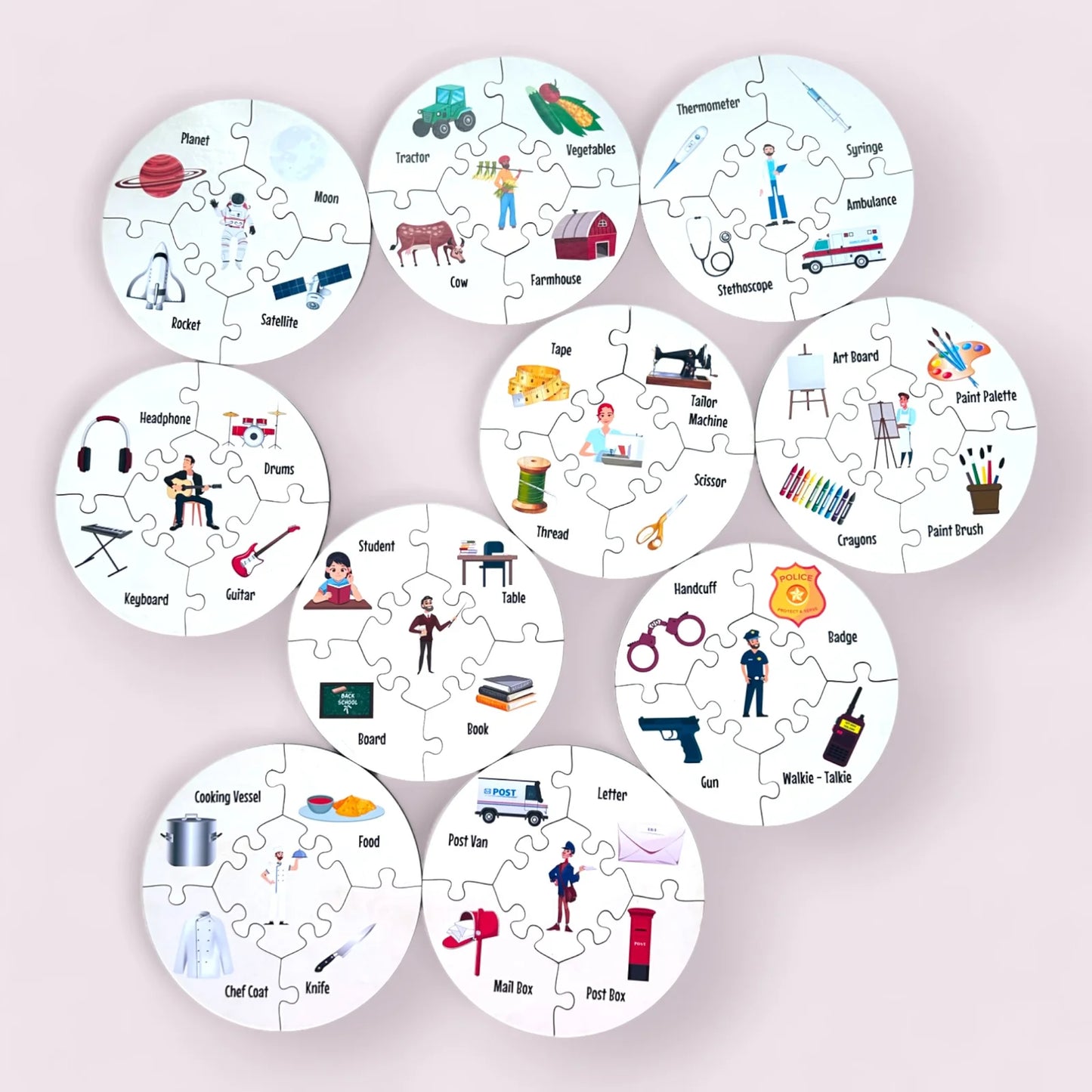 Profession Connections Puzzle