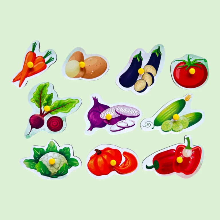 Vegetables Peg Puzzle