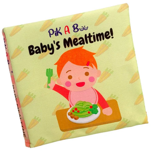 Baby's Mealtime Cloth Books – Fun Feeding Adventures.