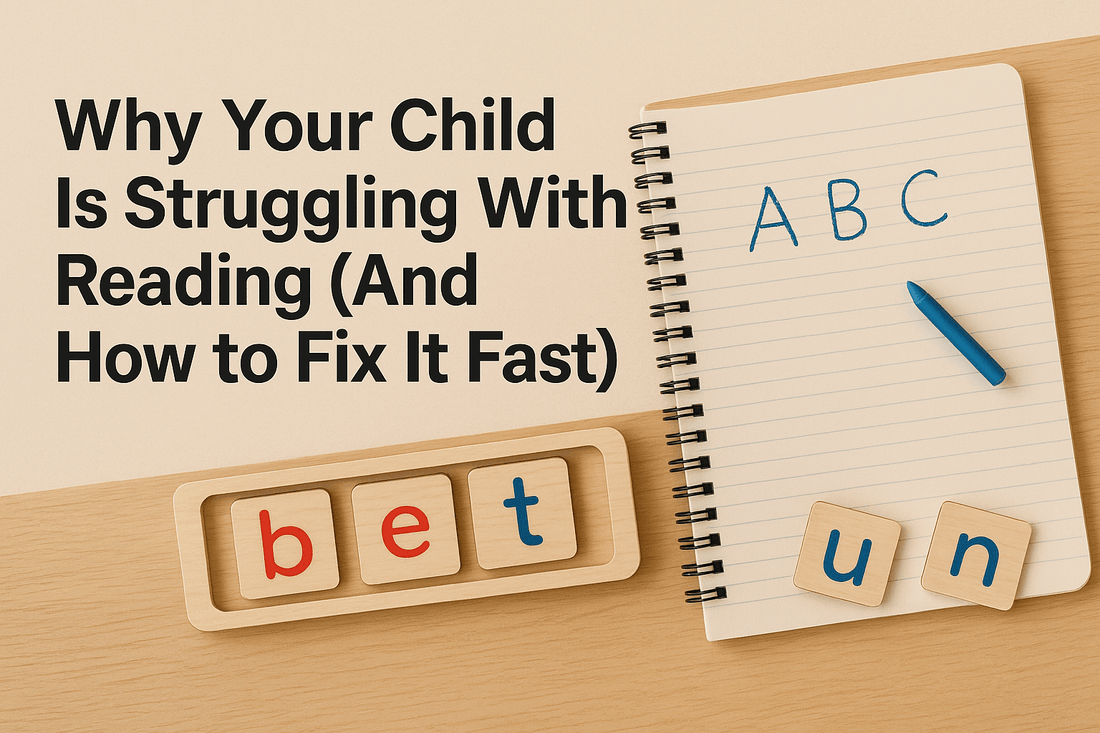 Why Your Child Is Struggling With Reading (And How to Fix It Fast)