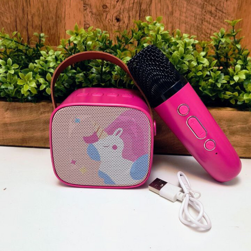 Children's Portable Bluetooth Mic Speaker | Wireless Microphone Fun for Kids