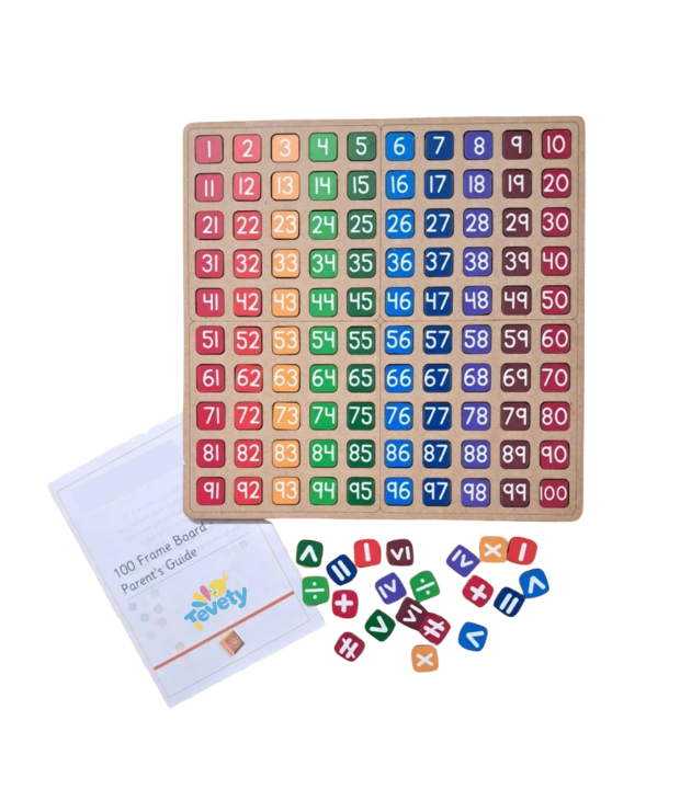 100 Frame With Number Tiles