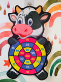 Felt Dart Board Kids Game Fun Assorted Themes with 3 Velcro Balls Perfect Indoor Game for Boys & Girls (RR701)