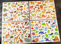 Reusable Sticker and Coloring Pad Set for Kids – Fun Learning Activity with 4 Creative Themes – Perfect Birthday Gift for Toddlers, Boys & Girls