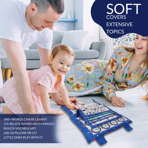 Blue Learning Cushion Book with English Rhymes Level 1