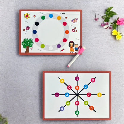 Circular Brain Booster Game – Wipe and Clean Board