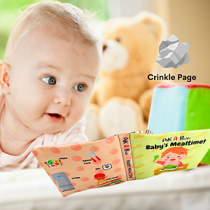 Baby's Mealtime Cloth Books – Fun Feeding Adventures.