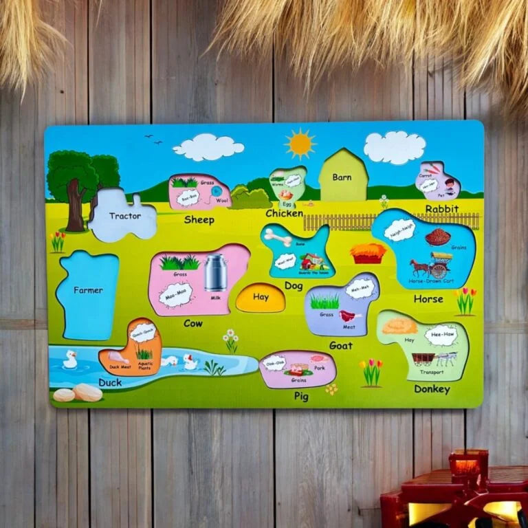 Farm Peg Puzzle