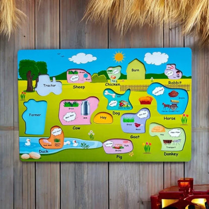 Farm Peg Puzzle