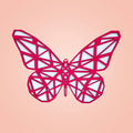 Geometric Wall Art-Butterfly