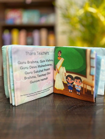 My Shloka Books For Kids, Exclusive Cloth Book with Crinkle Page for Infants, Toddlers