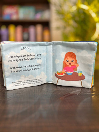 My Shloka Books For Kids, Exclusive Cloth Book with Crinkle Page for Infants, Toddlers