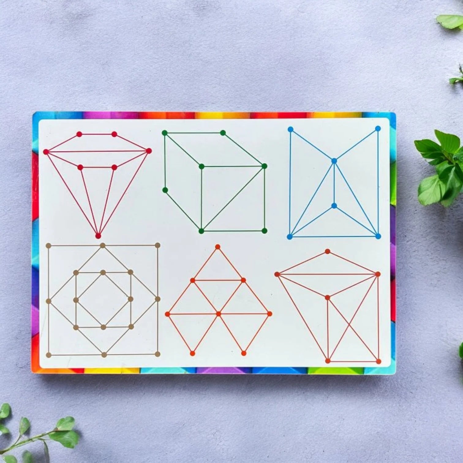 One-Piece Shape Peg Puzzle