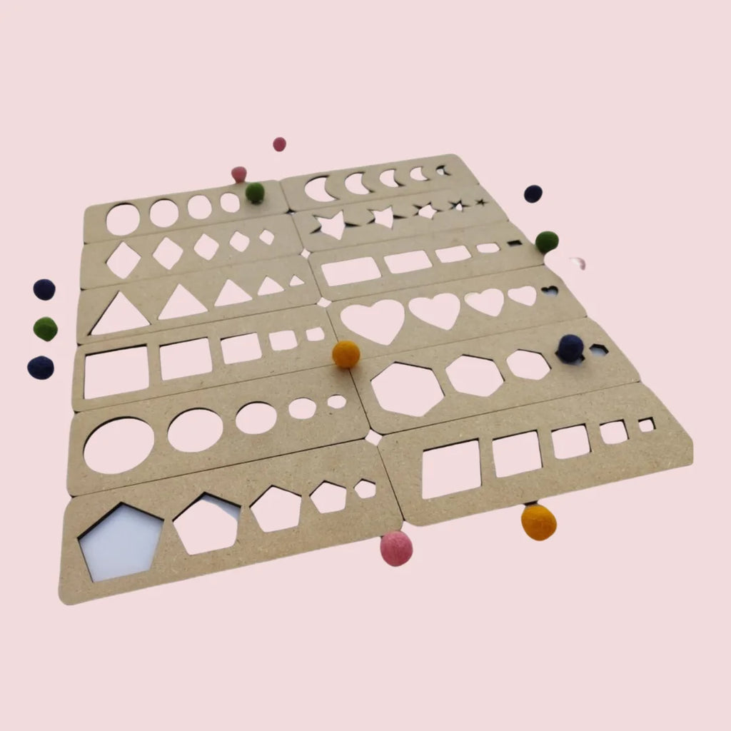 Pre-writing Shape Stencil