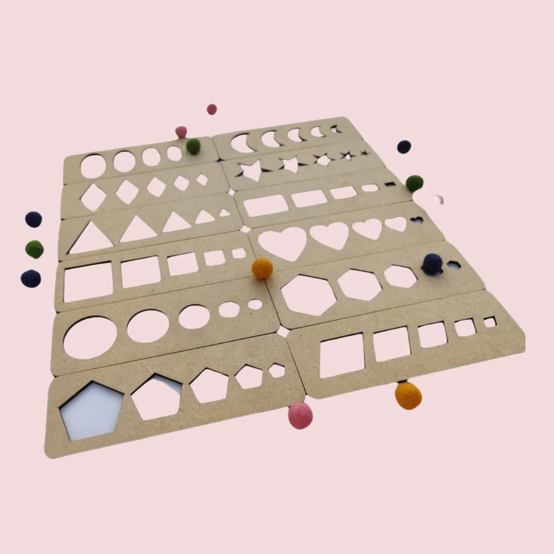 Pre-writing Shape Stencil