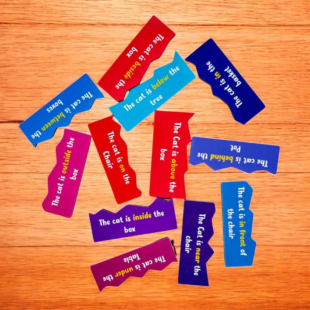 Preposition Tiles | 5 to 10 years | Color Matching Game