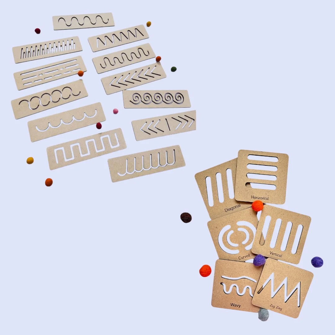 Pre writing Length Stencil & Short Stencil