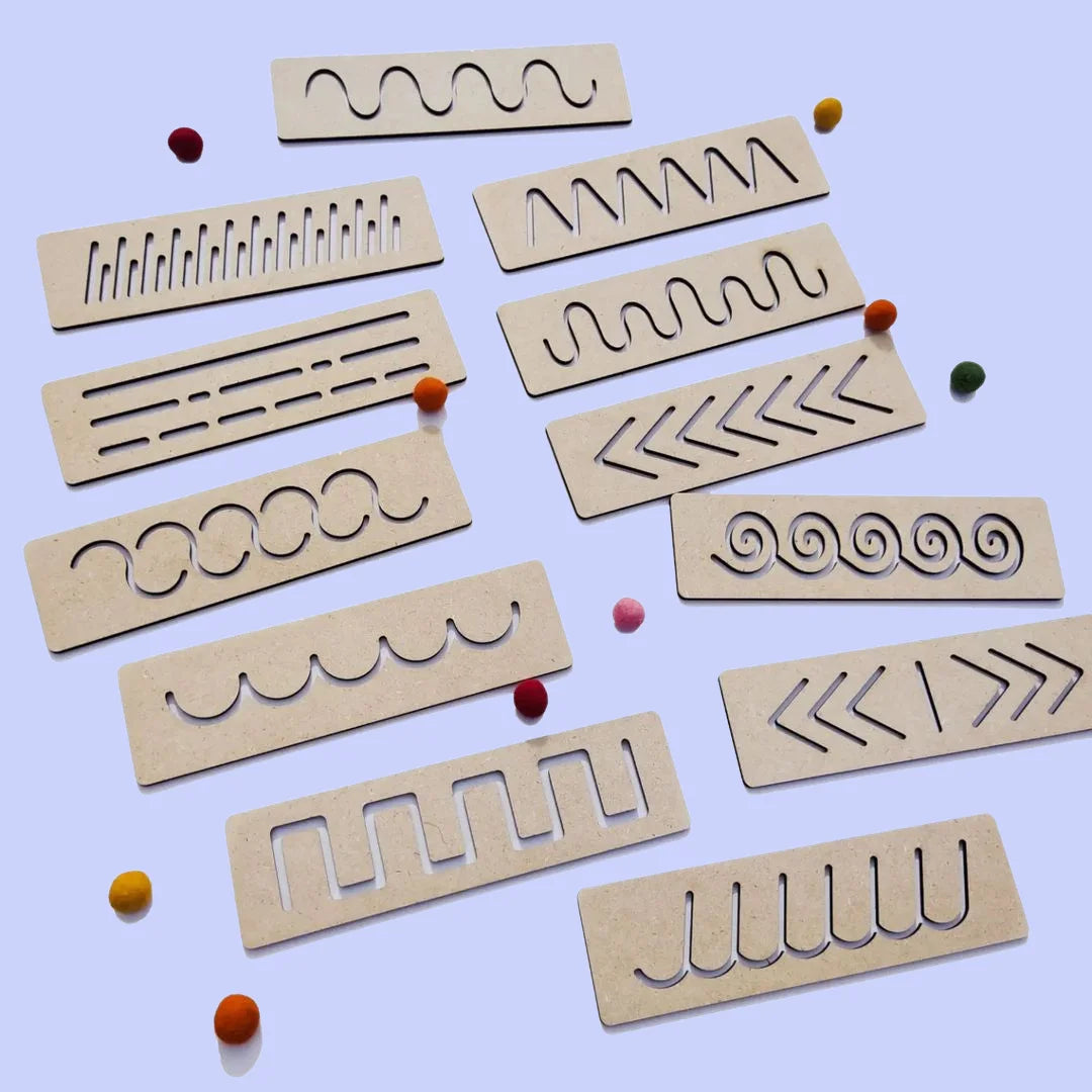 Pre writing Length Stencil & Short Stencil