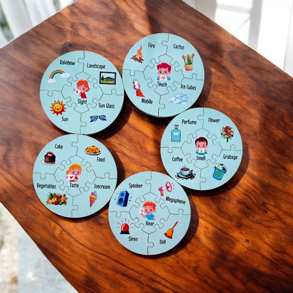 Senses Connections Puzzle-Sensory Discovery Puzzle