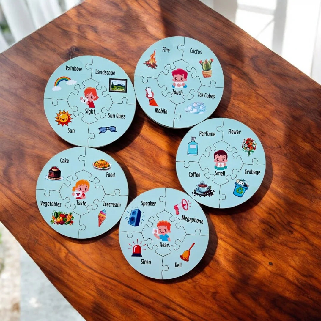Senses Connections Puzzle-Sensory Discovery Puzzle