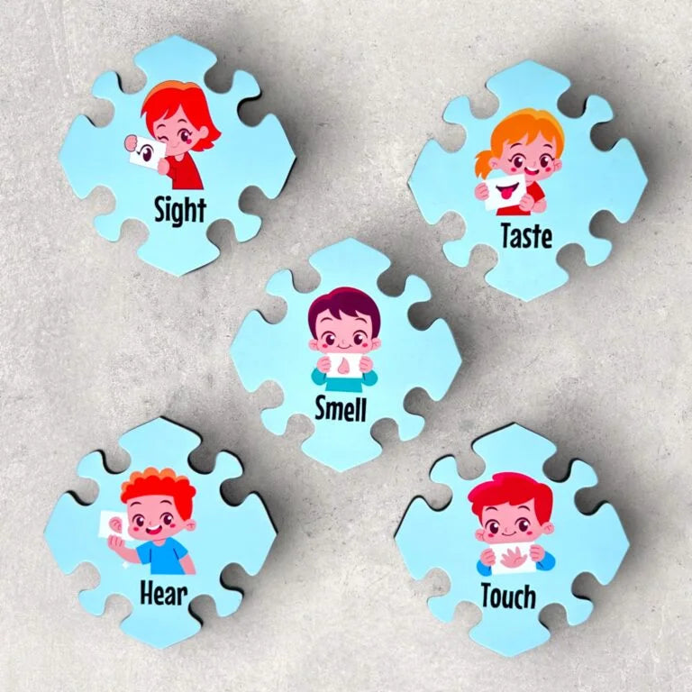 Senses Connections Puzzle-Sensory Discovery Puzzle