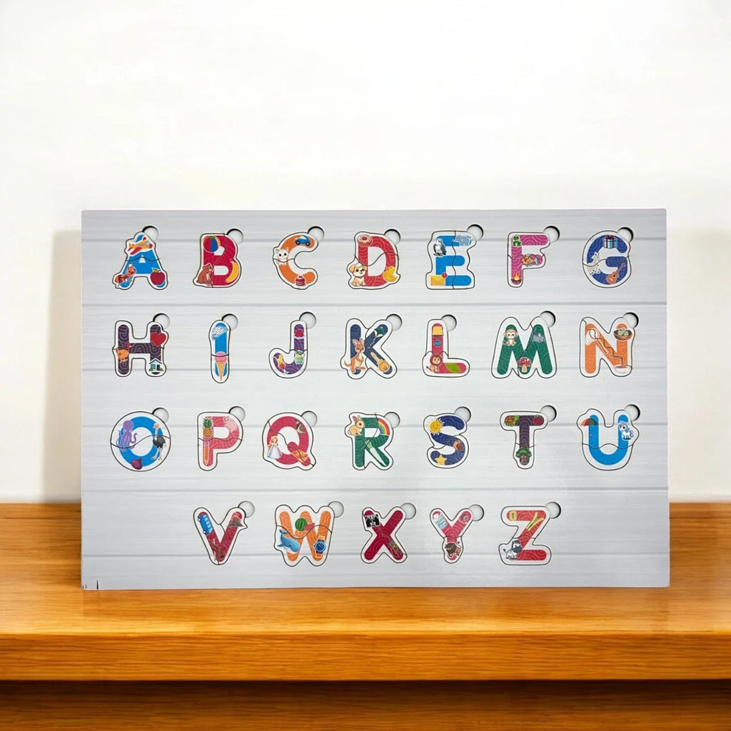 Split And Join Alphabet Puzzle