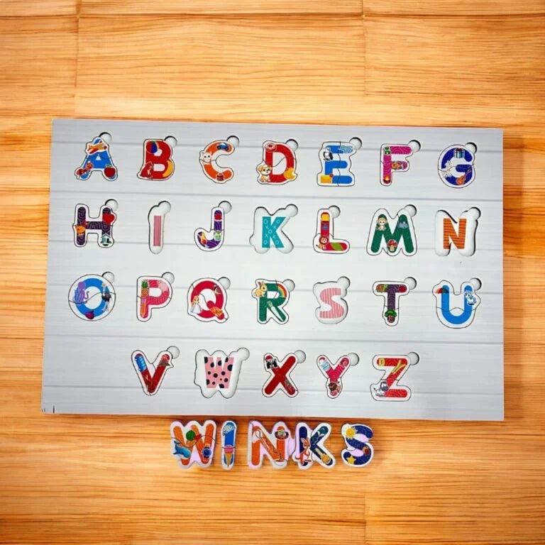 Split And Join Alphabet Puzzle