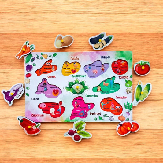 Vegetables Peg Puzzle