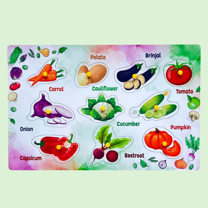 Vegetables Peg Puzzle