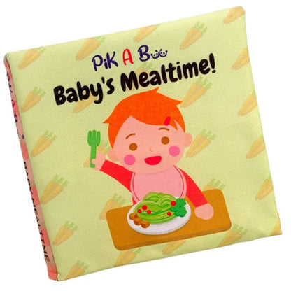 Baby's Mealtime Cloth Books – Fun Feeding Adventures.