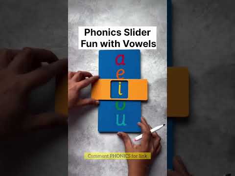 CVC Word Slider – Short Vowel Phonics Learning Tool for Kids