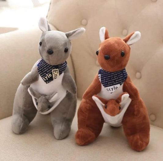 Cute Muma & Baby kangaroo Soft Toy