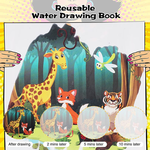 Water Magic Book (Buy 1 Get 3) Writing, Coloring, Travel-Friendly for Kids